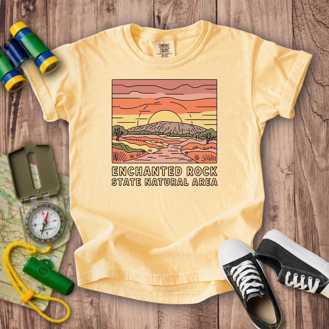 Enchanted Rock State Natural Area Kids Cotton T-Shirt