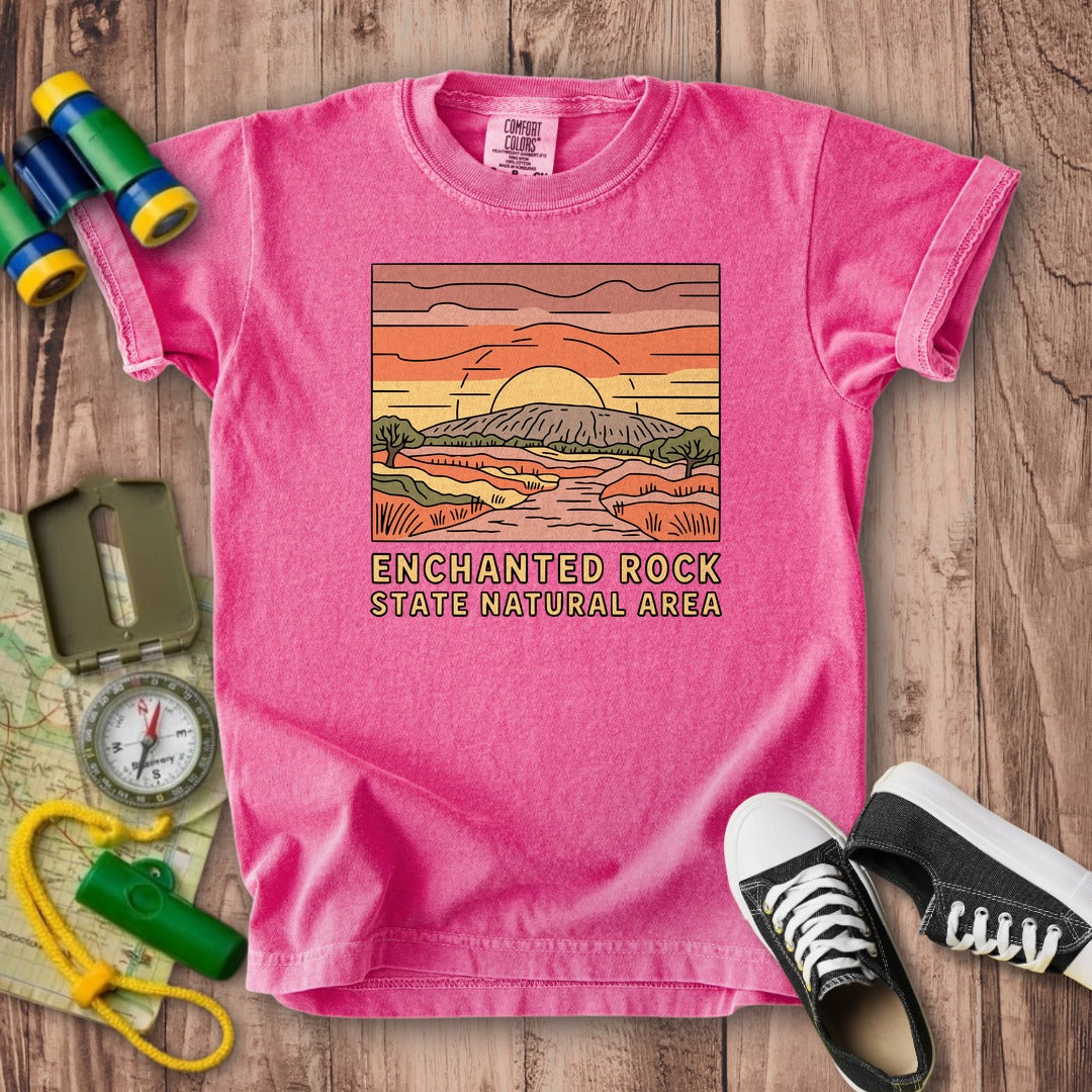 Enchanted Rock State Natural Area Kids Cotton T-Shirt