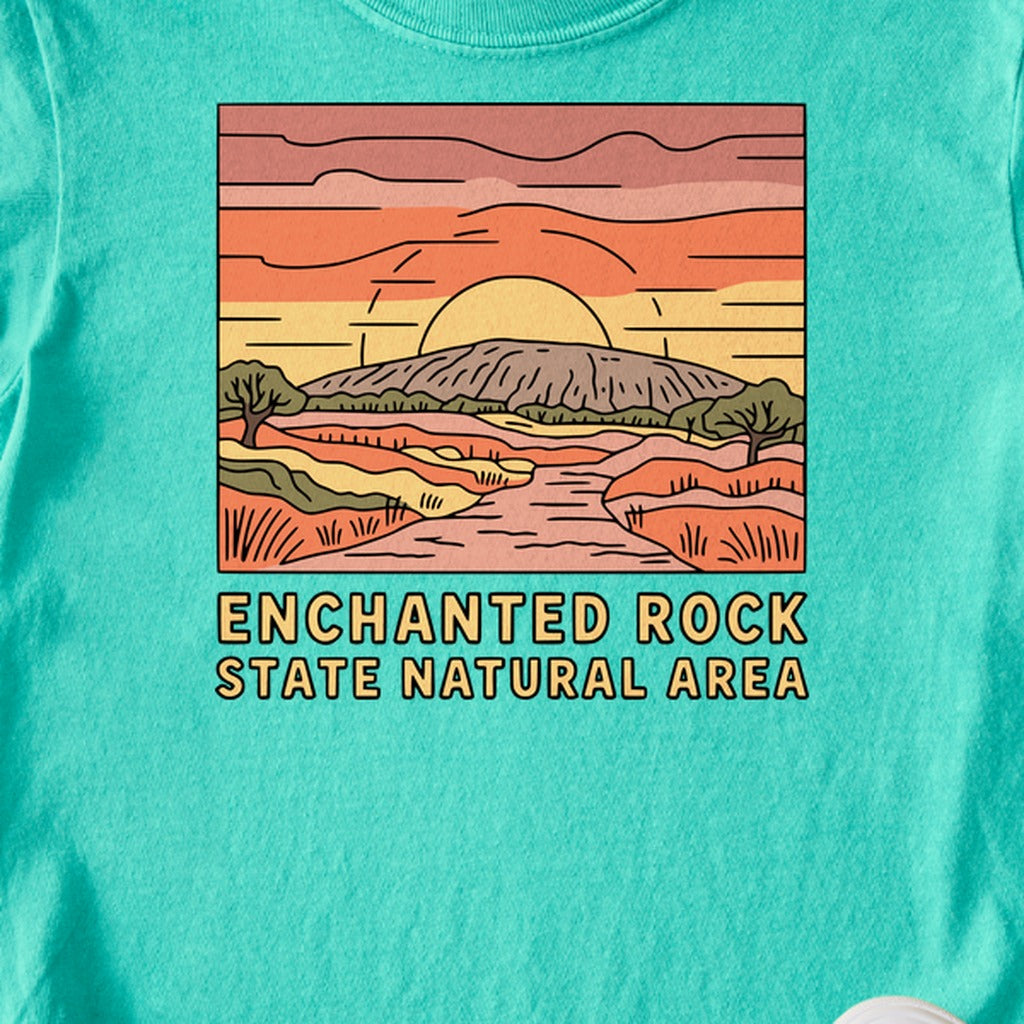 Enchanted Rock State Natural Area Kids Cotton T-Shirt