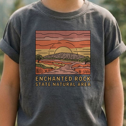 Enchanted Rock State Natural Area Kids Cotton T-Shirt