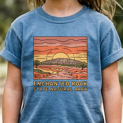 Enchanted Rock State Natural Area Kids Cotton T-Shirt