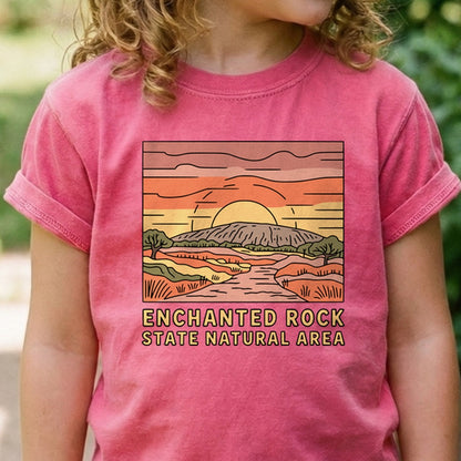Enchanted Rock State Natural Area Kids Cotton T-Shirt