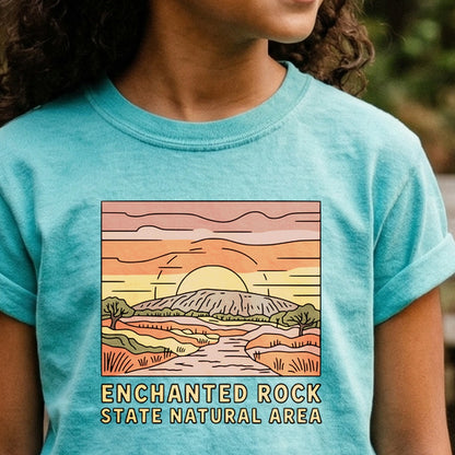 Enchanted Rock State Natural Area Kids Cotton T-Shirt
