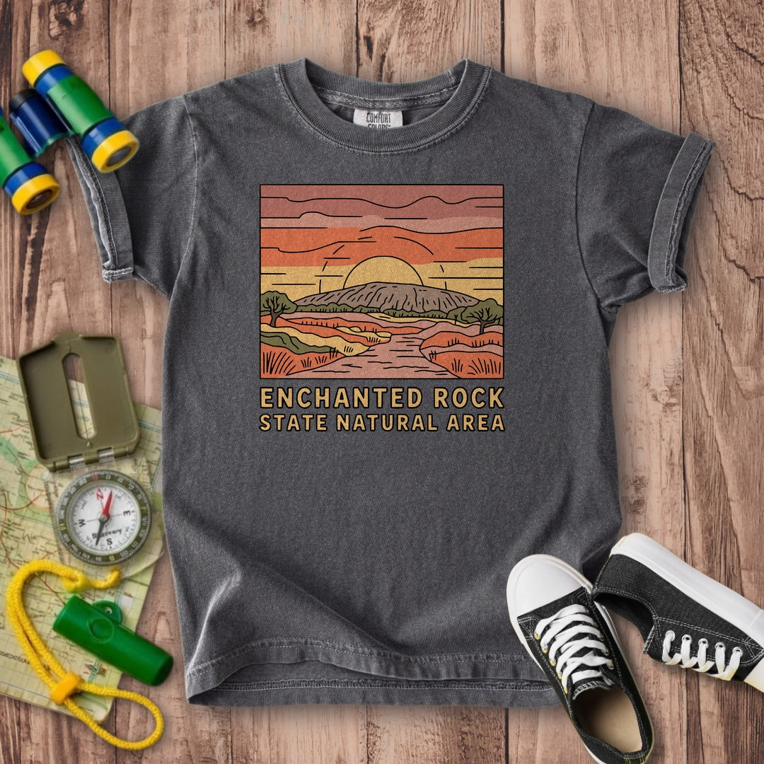 Enchanted Rock State Natural Area Kids Cotton T-Shirt