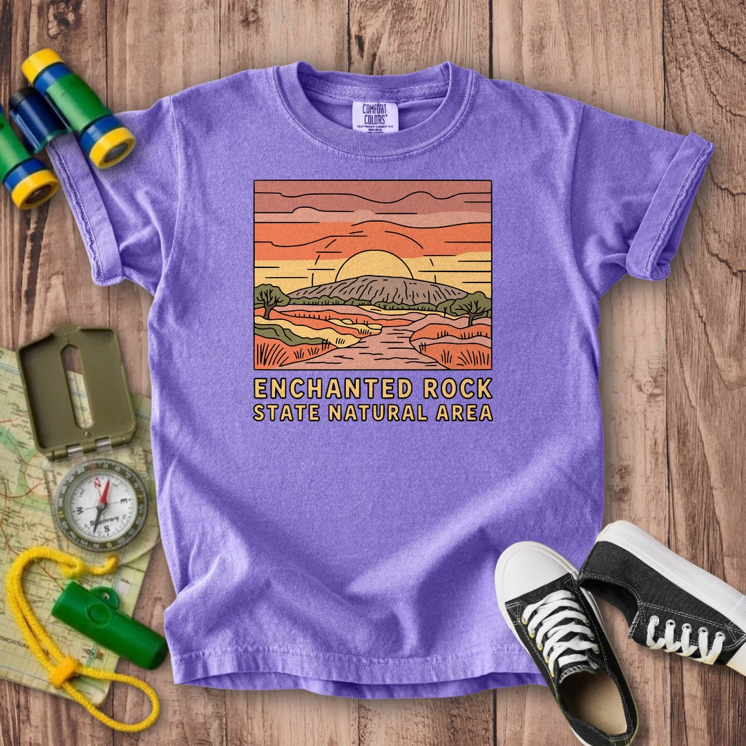 Enchanted Rock State Natural Area Kids Cotton T-Shirt