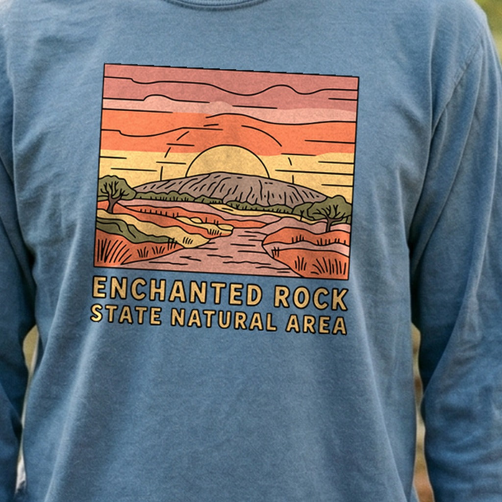Enchanted Rock State Natural Area Cotton Long Sleeve