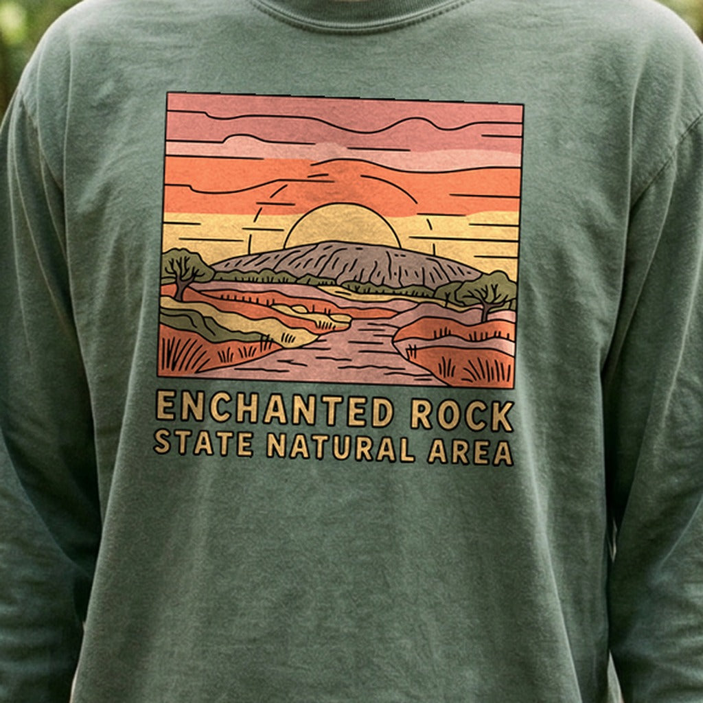 Enchanted Rock State Natural Area Cotton Long Sleeve