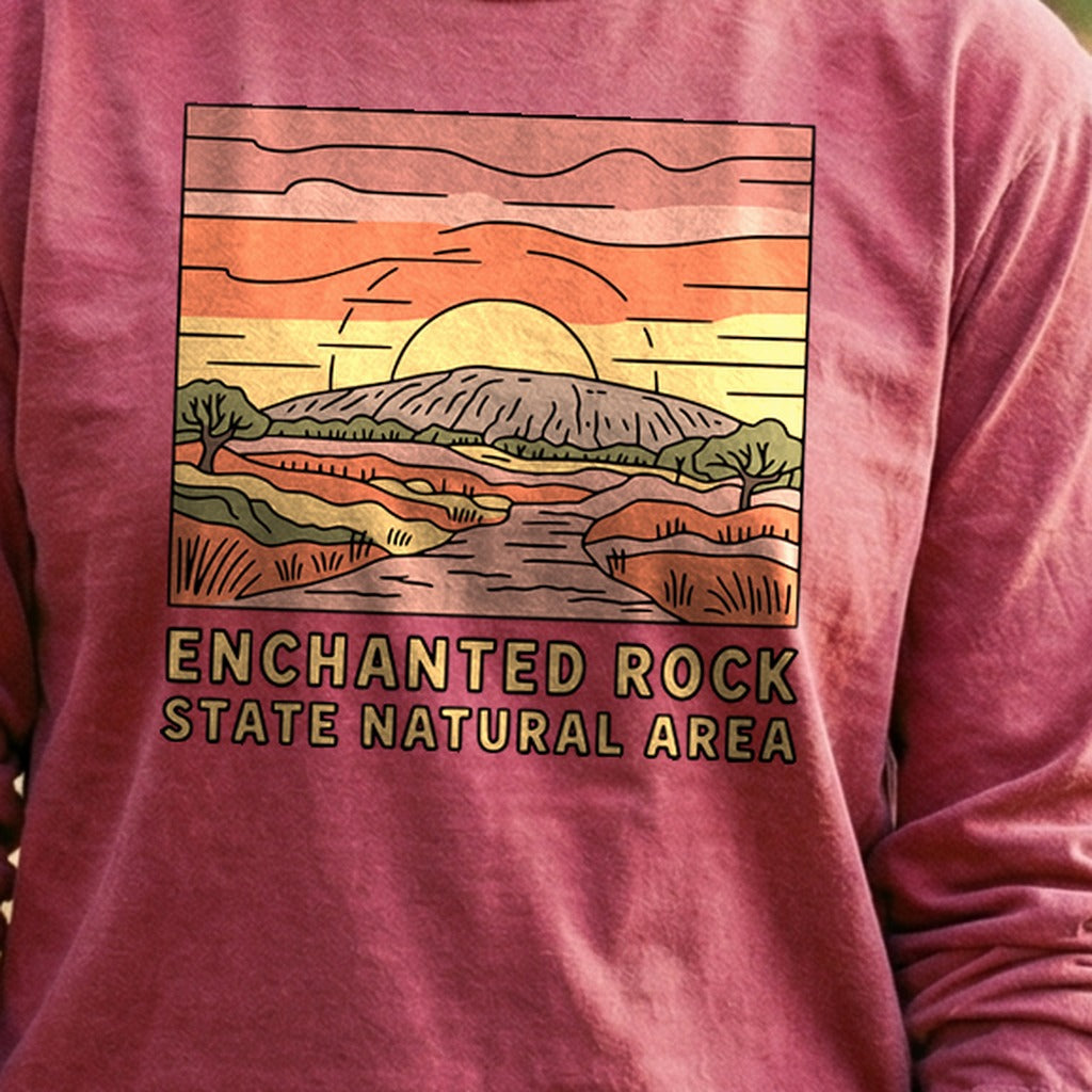 Enchanted Rock State Natural Area Cotton Long Sleeve