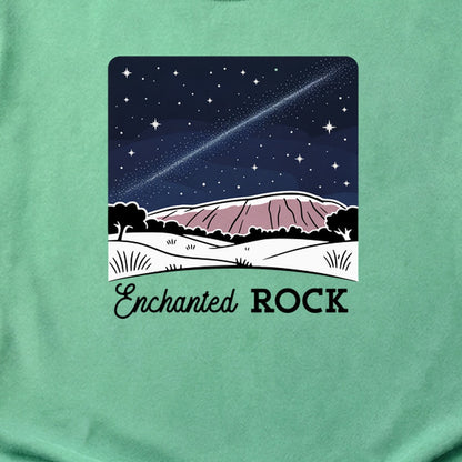 Enchanted Rock at Night Cotton T-Shirt