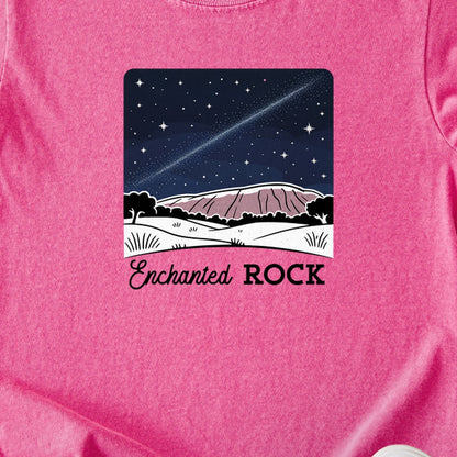 Enchanted Rock at Night Kids Cotton T-Shirt