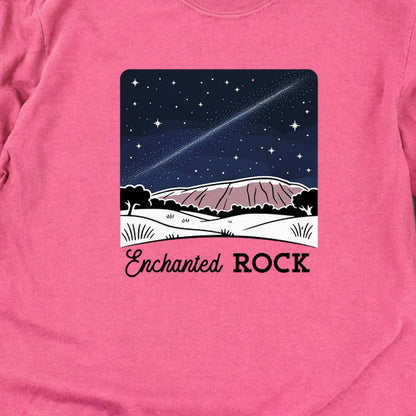Enchanted Rock at Night Cotton Long Sleeve