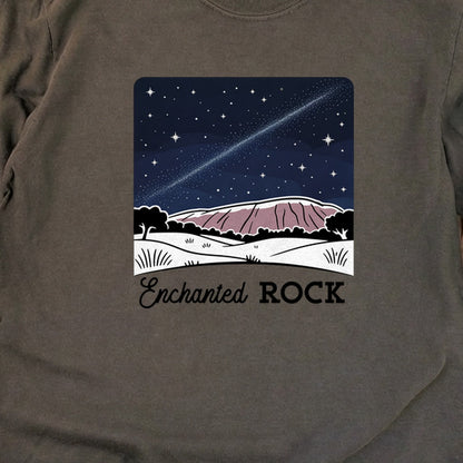 Enchanted Rock at Night Cotton Long Sleeve