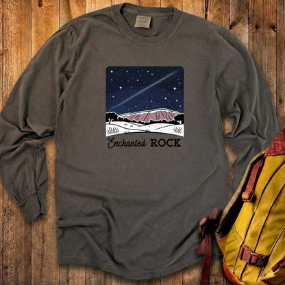Enchanted Rock at Night Cotton Long Sleeve