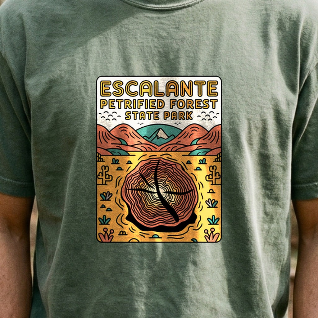 Escalante Petrified Forest State Park Cotton T-Shirt