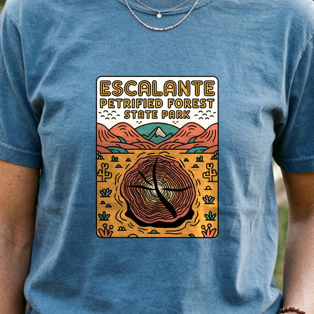 Escalante Petrified Forest State Park Cotton T-Shirt