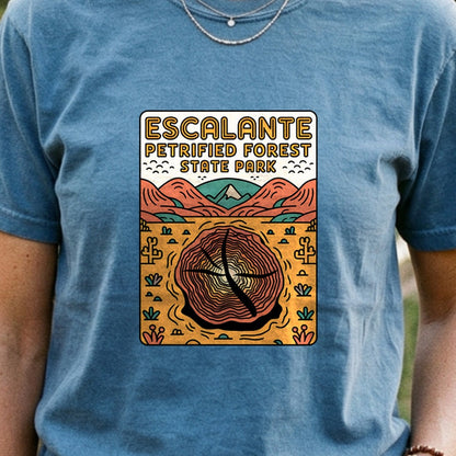 Escalante Petrified Forest State Park Cotton T-Shirt