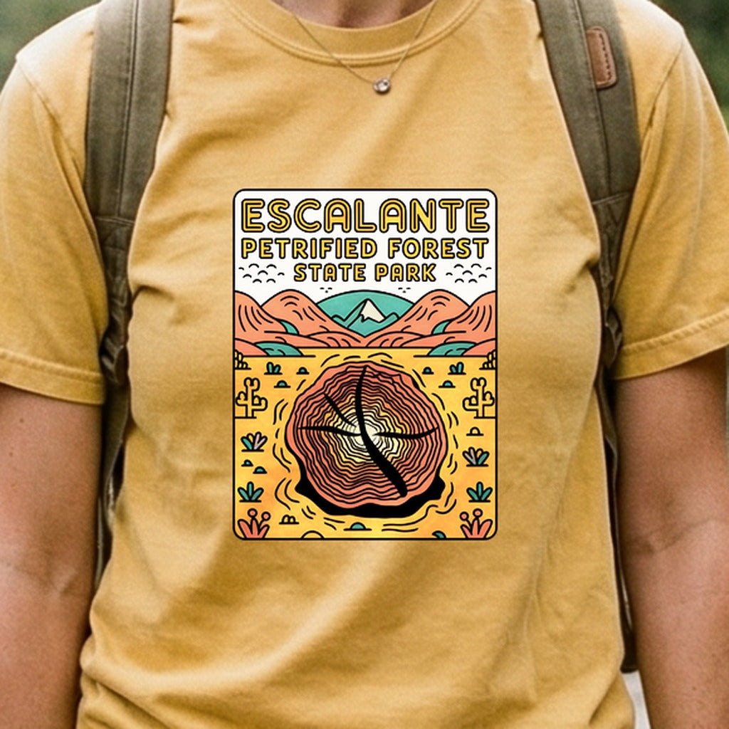 Escalante Petrified Forest State Park Cotton T-Shirt