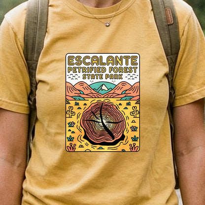 Escalante Petrified Forest State Park Cotton T-Shirt