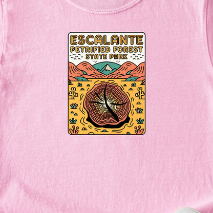 Escalante Petrified Forest State Park Kids Cotton T-Shirt