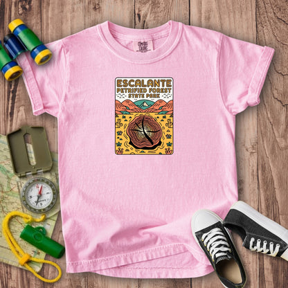 Escalante Petrified Forest State Park Kids Cotton T-Shirt