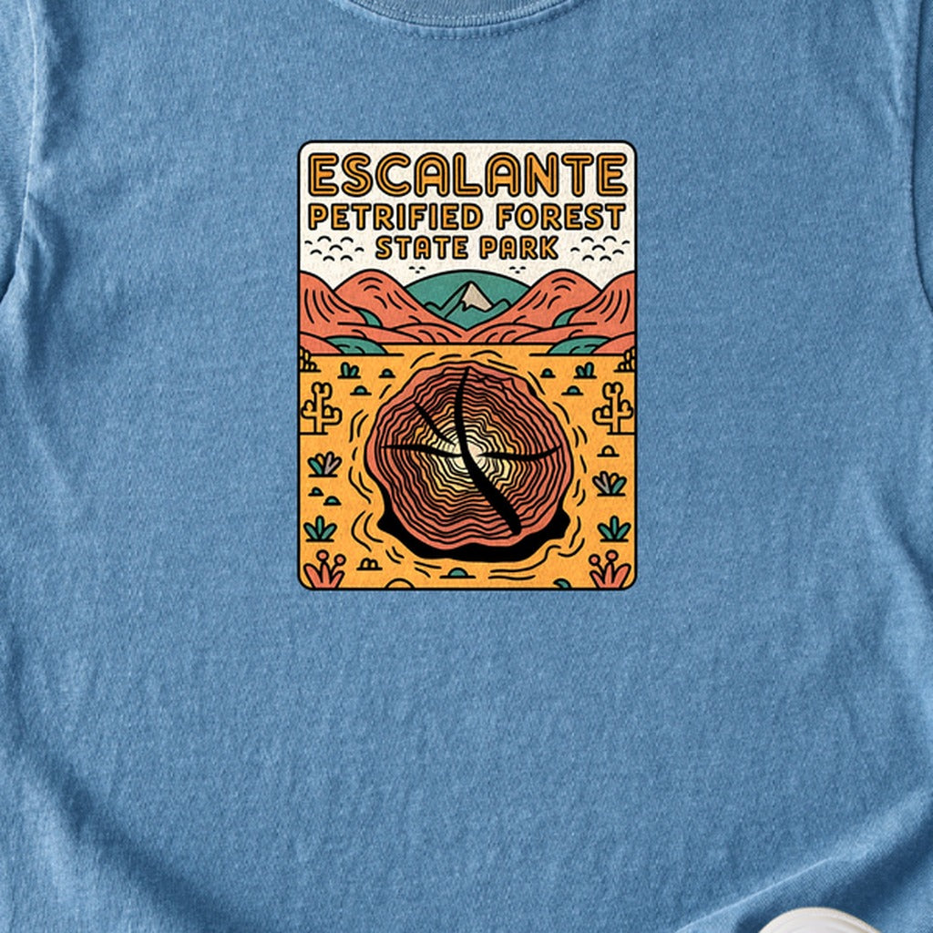 Escalante Petrified Forest State Park Kids Cotton T-Shirt