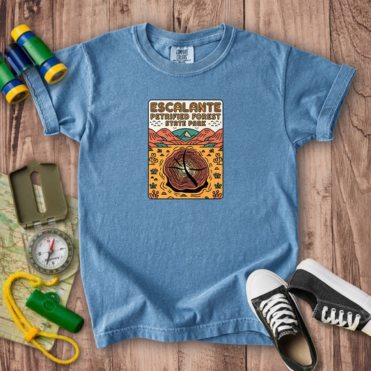 Escalante Petrified Forest State Park Kids Cotton T-Shirt