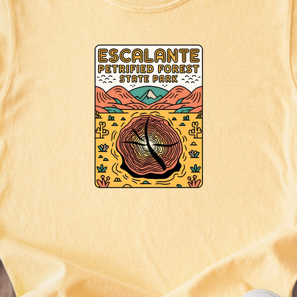 Escalante Petrified Forest State Park Kids Cotton T-Shirt