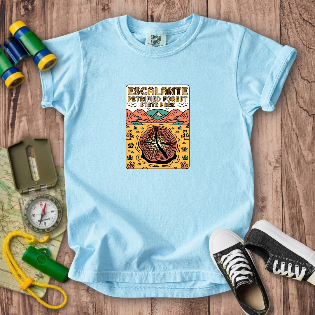 Escalante Petrified Forest State Park Kids Cotton T-Shirt