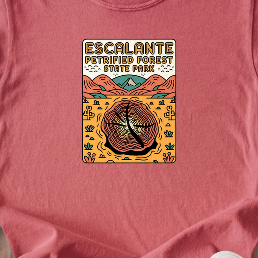 Escalante Petrified Forest State Park Kids Cotton T-Shirt