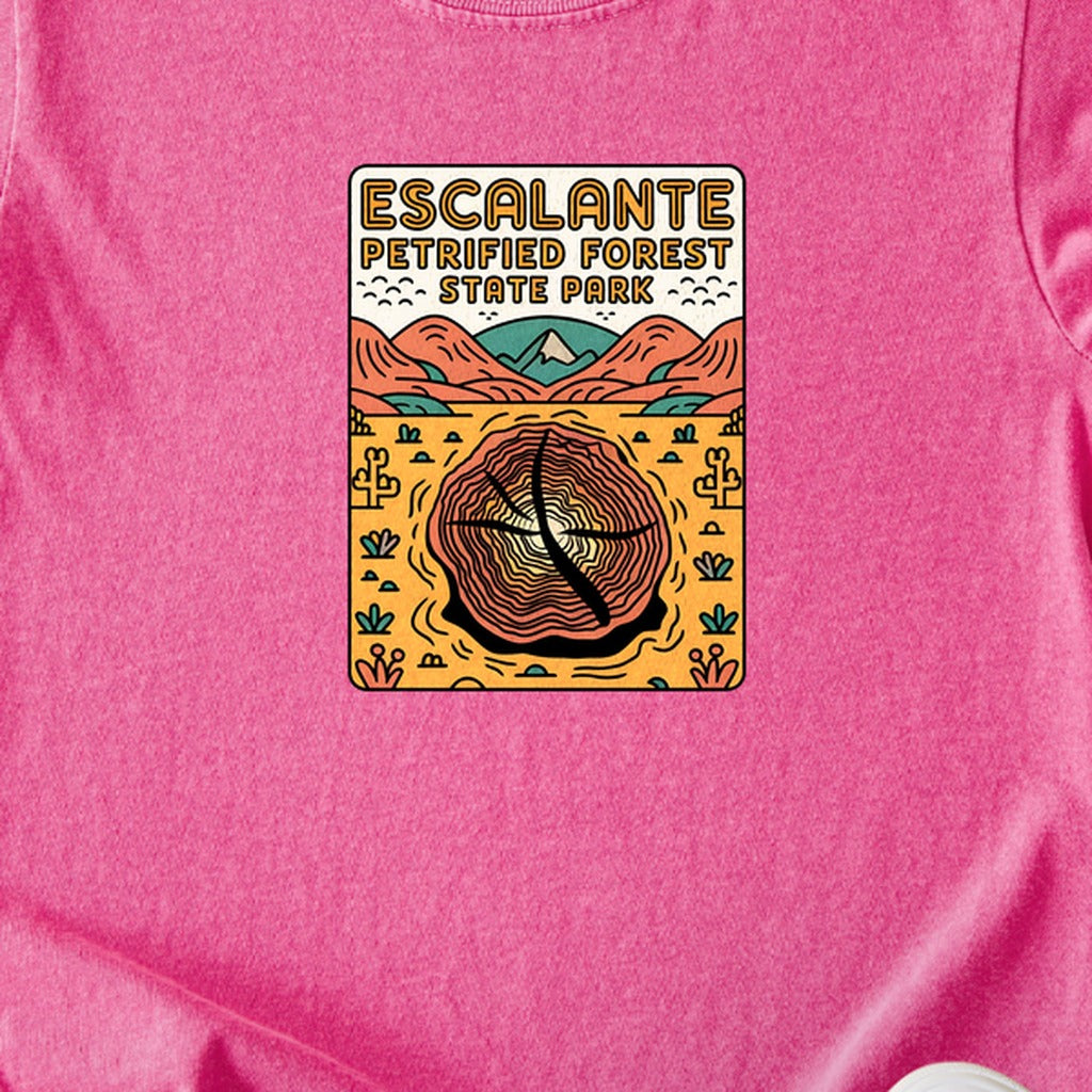 Escalante Petrified Forest State Park Kids Cotton T-Shirt