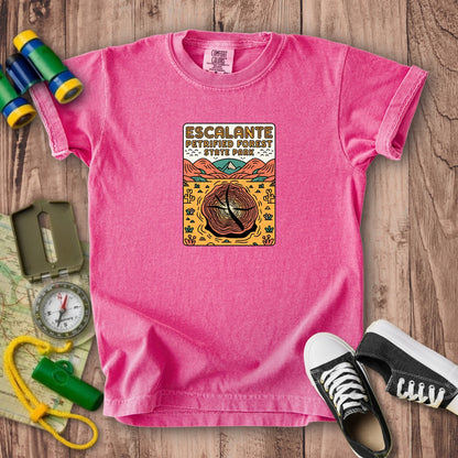 Escalante Petrified Forest State Park Kids Cotton T-Shirt