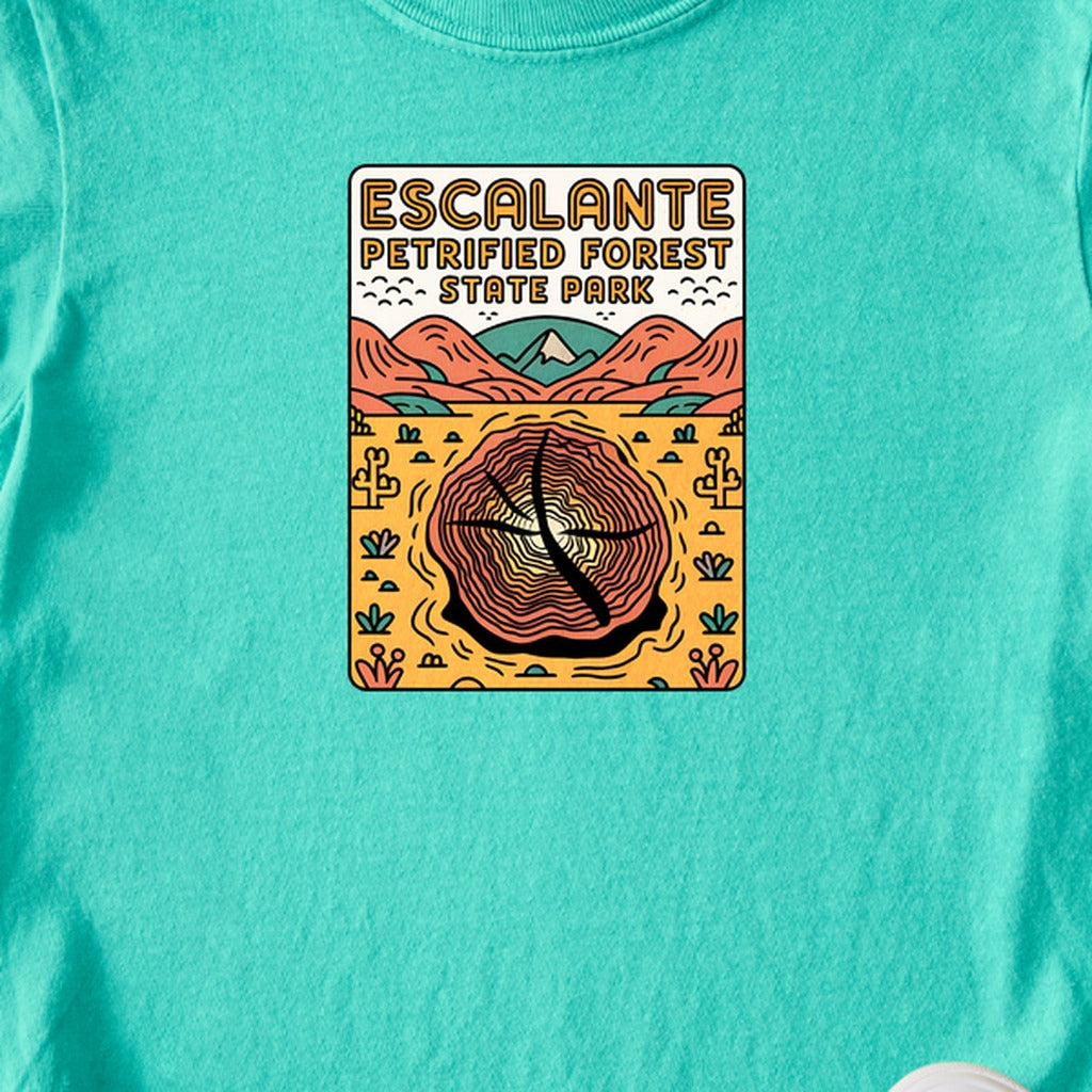 Escalante Petrified Forest State Park Kids Cotton T-Shirt