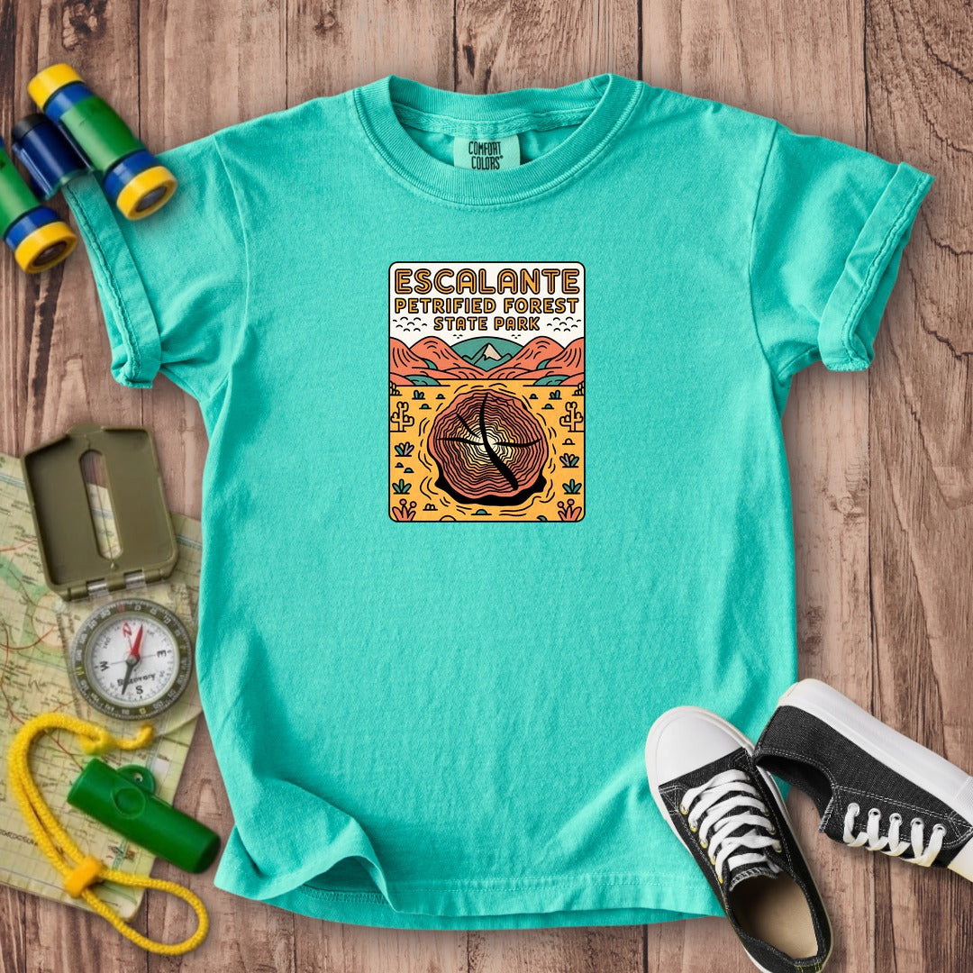 Escalante Petrified Forest State Park Kids Cotton T-Shirt