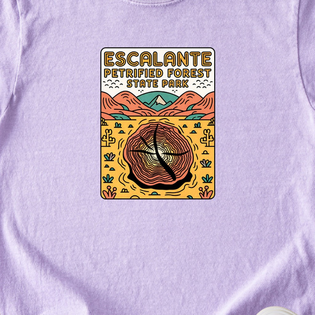 Escalante Petrified Forest State Park Kids Cotton T-Shirt
