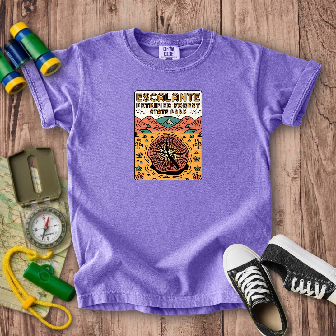 Escalante Petrified Forest State Park Kids Cotton T-Shirt