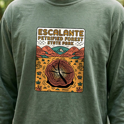 Escalante Petrified Forest State Park Cotton Long Sleeve