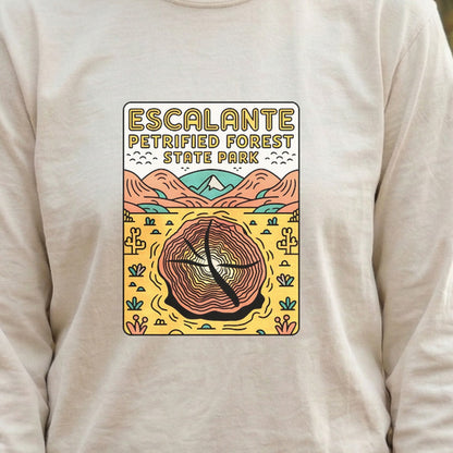 Escalante Petrified Forest State Park Cotton Long Sleeve