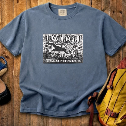Escanaba River State Forest Cotton T-Shirt