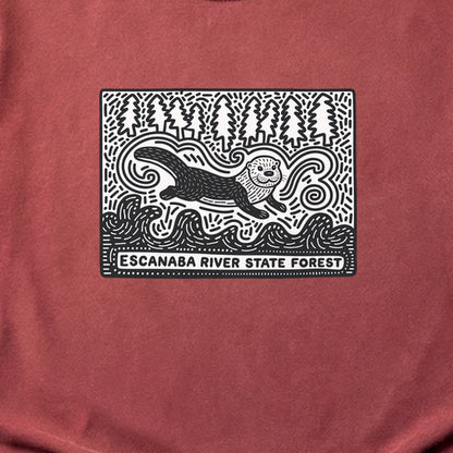 Escanaba River State Forest Cotton T-Shirt