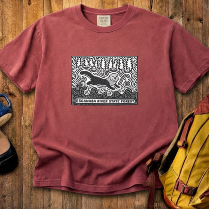 Escanaba River State Forest Cotton T-Shirt