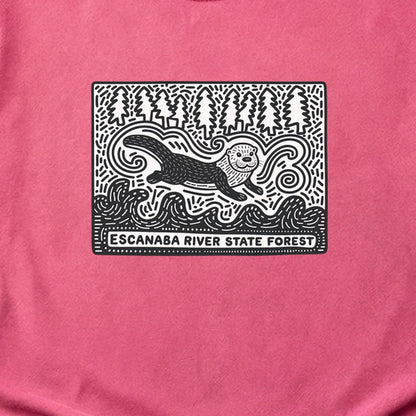 Escanaba River State Forest Cotton T-Shirt