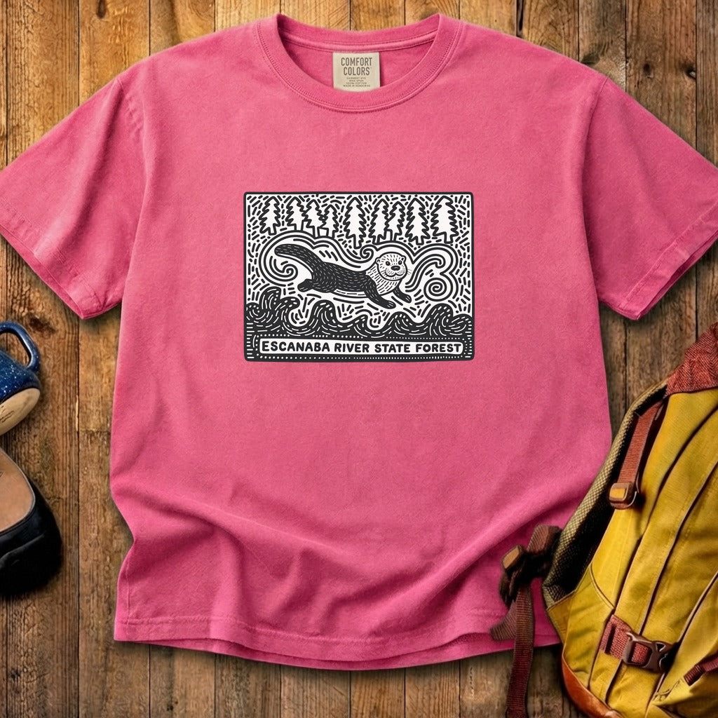 Escanaba River State Forest Cotton T-Shirt