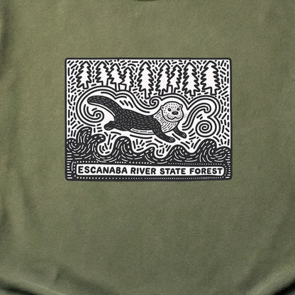 Escanaba River State Forest Cotton T-Shirt