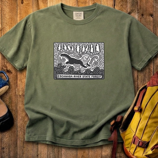 Escanaba River State Forest Cotton T-Shirt