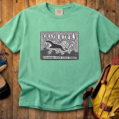 Escanaba River State Forest Cotton T-Shirt