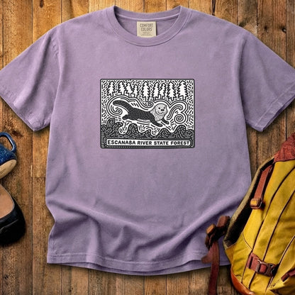 Escanaba River State Forest Cotton T-Shirt
