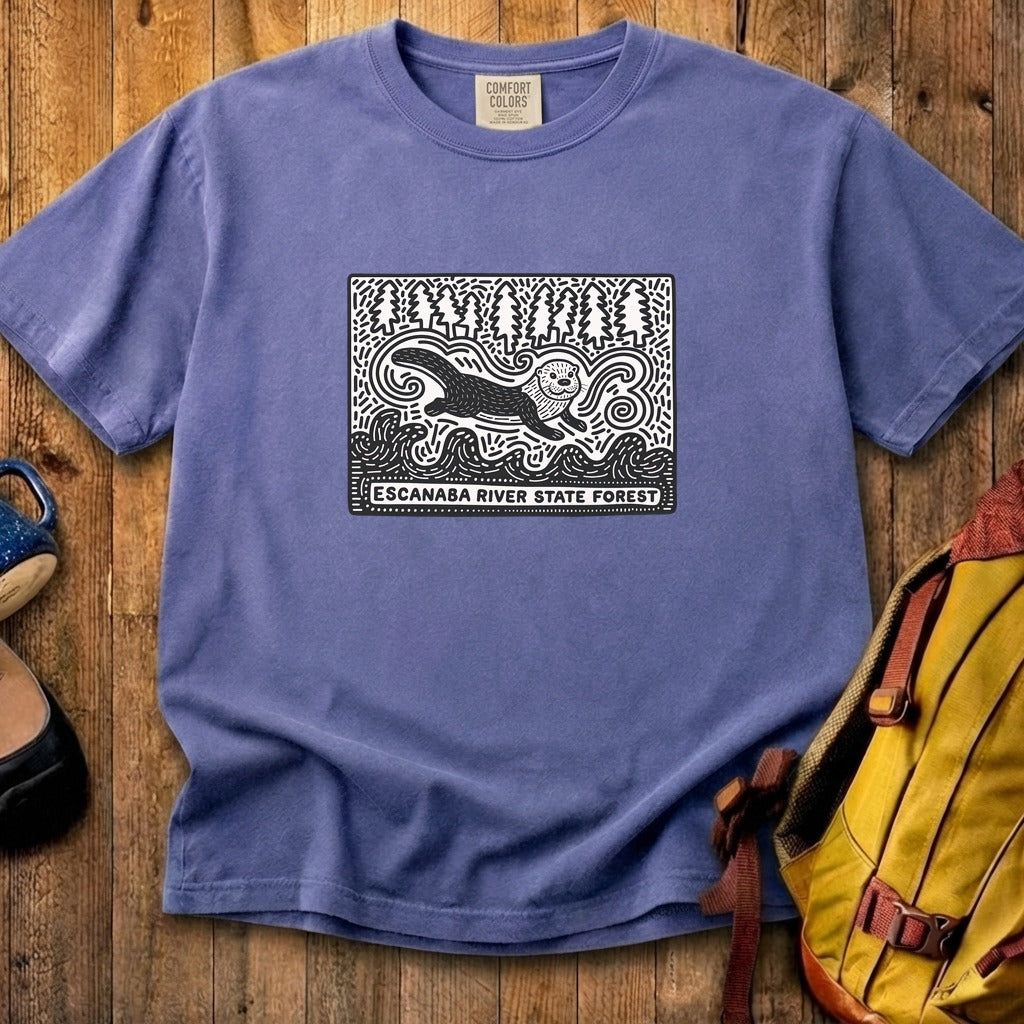 Escanaba River State Forest Cotton T-Shirt