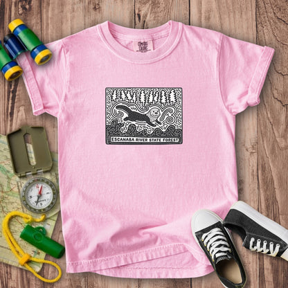 Escanaba River State Forest Kids Cotton T-Shirt