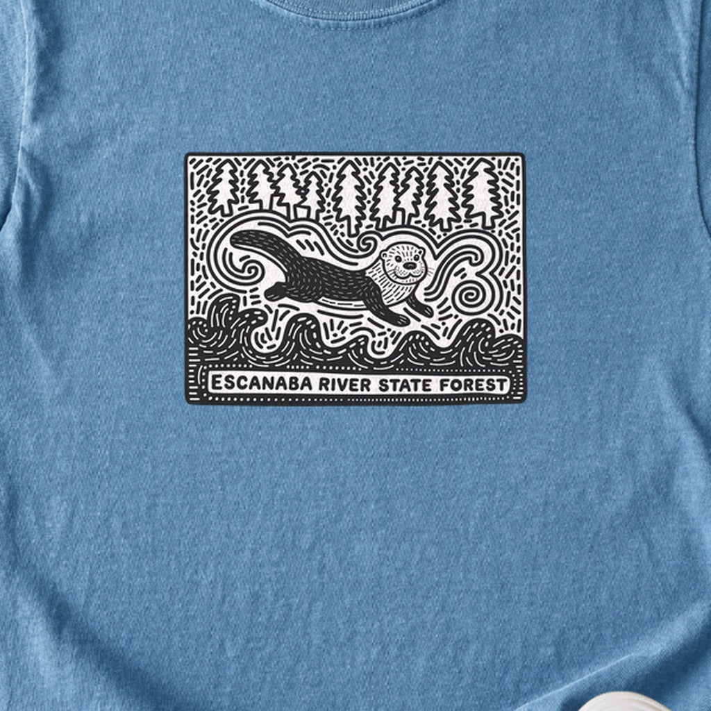 Escanaba River State Forest Kids Cotton T-Shirt