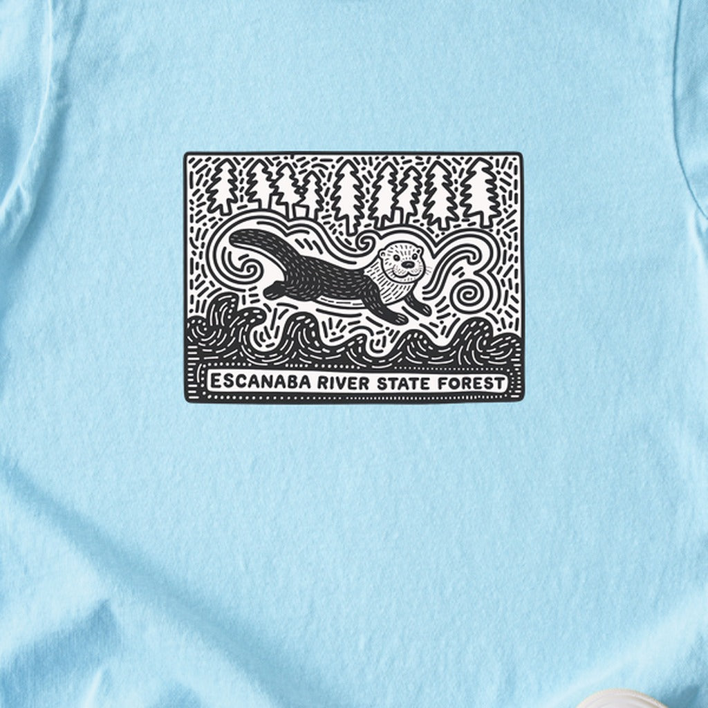 Escanaba River State Forest Kids Cotton T-Shirt